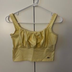 Hollister ruffled tank